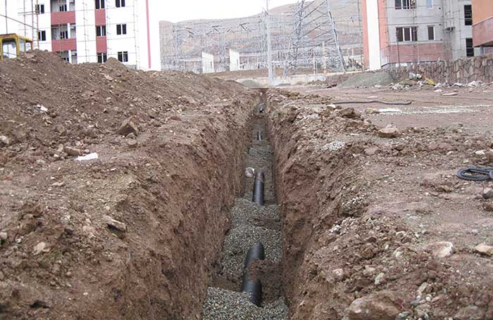 اجرای شبکه جمع‌آوری فاضلاب در منطقه ٣ تهران